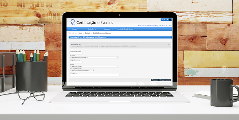 Emissão de Certificados para Cursos, Treinamentos e Eventos